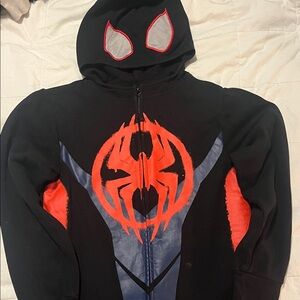 Marvel Black Hoodie with Red Accents
